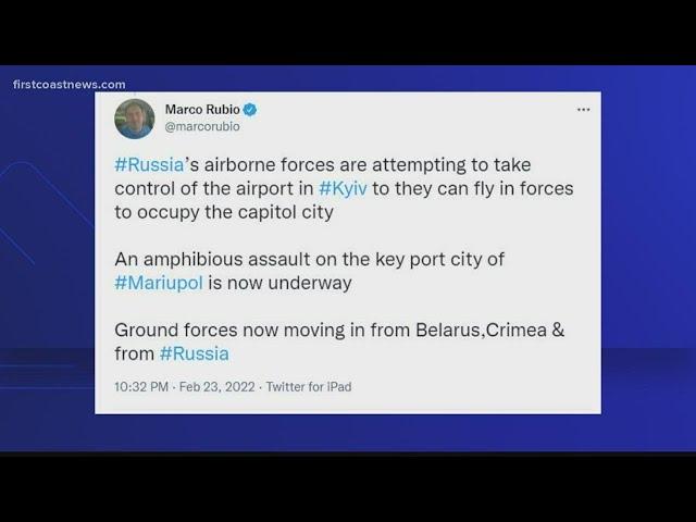 Sen. Marco Rubio condemns Russian military operation on Ukraine