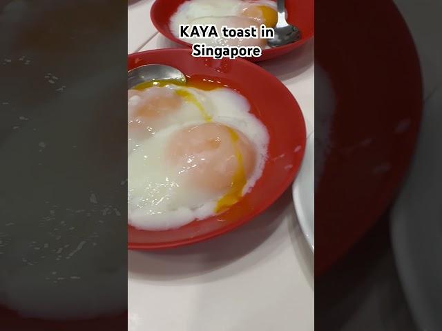KAYA Toast! #travel #toast #kayatoast #singapore #newyorker #changicitypoint