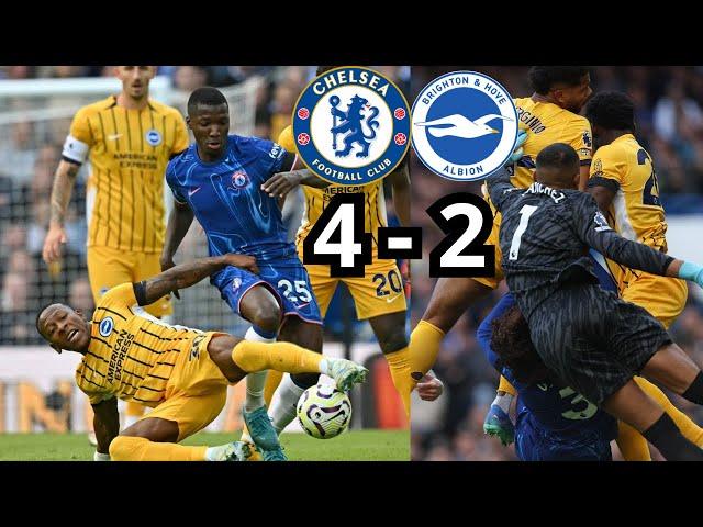 EL CHELSEA DE MOISES CAICEDO LE GANA AL BRIGHTON 4-2 | Chelsea 4-2 Brighton | CAICEDO VS BRIGHTON