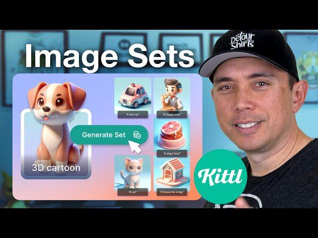 New AI Image Sets on Kittl - Create Custom Graphic Packs & More