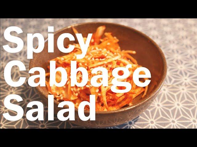 Simple Spicy Cabbage Salad | Flavor Lab