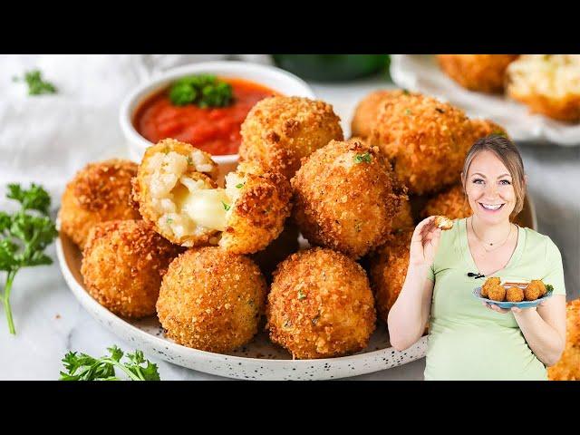 How to Easily Make Crispy, Cheesy Fried Rice Balls: Arancini