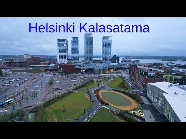 Drone Diaries: Unveiling the Spectacular Scenery of Kalsatama, Helsinki from Above!