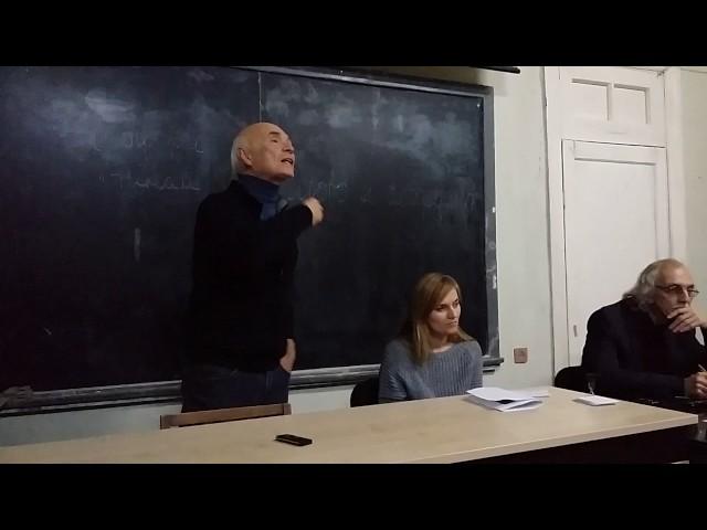 Сергей Шаталов читает стихи Виктора Сосноры на "Кораблёвнике". Донецк 1.11.16