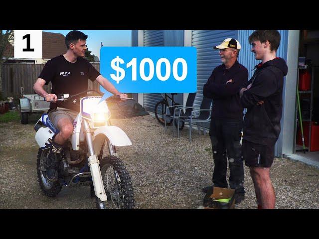 Can You Buy a DIRT BIKE for Under a Grand??? $1,000 Dirt Bike Challenge – Episode 1 #1KDBC