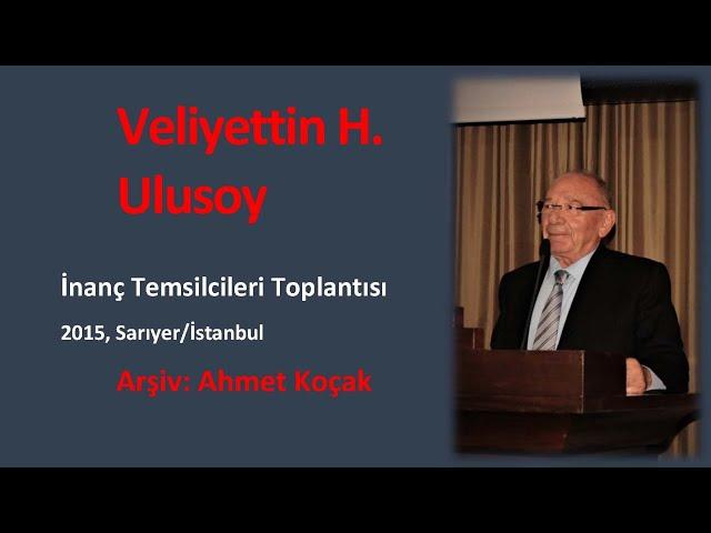 Veliyettin H. Ulusoy I Farklı İnanç Temsilcileri Yemeği I Sarıyer - 2015 I [Ahmet Koçak Arşivi]