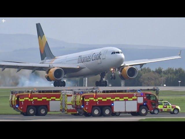 *EMERGENCY* Thomas Cook A330-200 Emergency Landing at Manchester Airport- 15/04/17