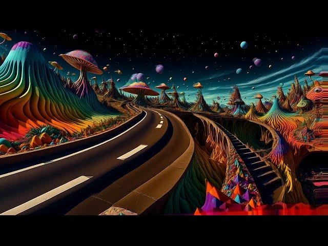 Psychedelic Trance - Mushroom Trippy  Hallucinations Mix 2025 (AI Graphic Visuals)
