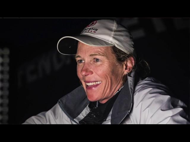 Lijia Xu Live interview Volvo Ocean Race Sailor Carolyn Brouwer