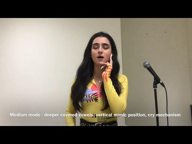 Alex Shelest Vocal Lessons - Mixed voice VS Belting ( Anna Trincher )