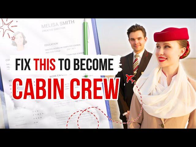 Top Cabin Crew CV Mistake ️ (Stop Doing THIS!)