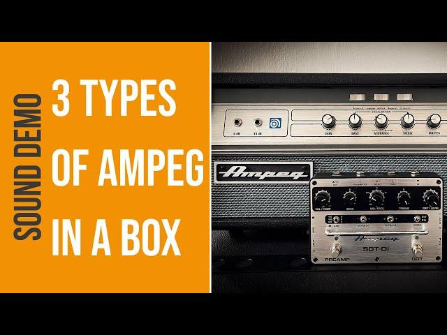 Ampeg Sound In A Box? Sound Demo (no talking)