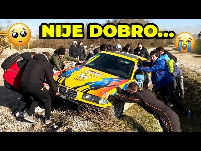 Izljecemo sa 120km/h u Jarak na Nasem Prvom Rally-u!!!