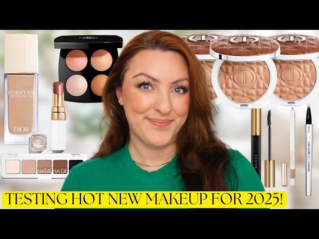 GRWM TESTING NEW MAKEUP | Dior, Lisa Eldridge, Chanel, Natasha Denona & MORE!