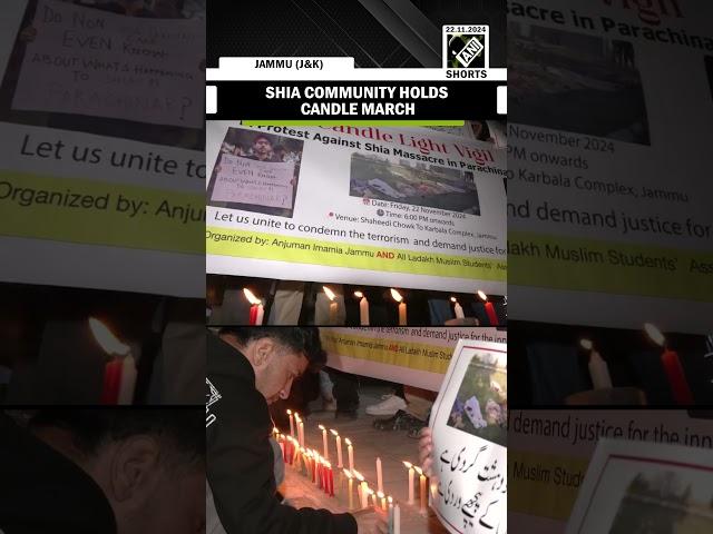 Jammu: Shia community holds candle march against killing of Shias in Pakistan’s Parachinar