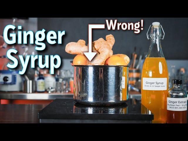 How to Make Ginger Syrup