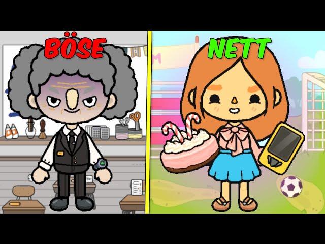 BÖSE vs NETTE Lehrerin in der Schule! Toca Boca Life World mit Stimme Deutsch