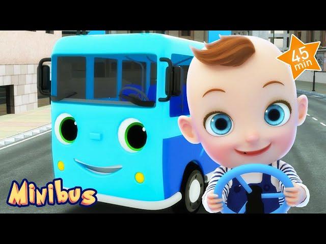 Wheels On The Bus - with Minibus - Nursery Rhymes & Kids Songs