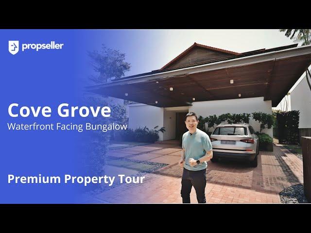 Gorgeous Waterfront Facing Bungalow Located At Sentosa Cove! | Propseller Property Tours