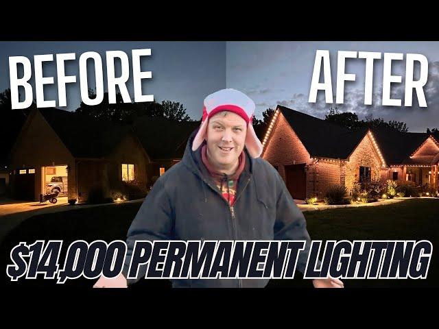 $14,000 in ONE Permanent Christmas Light Job | The Ultimate Side Hustle