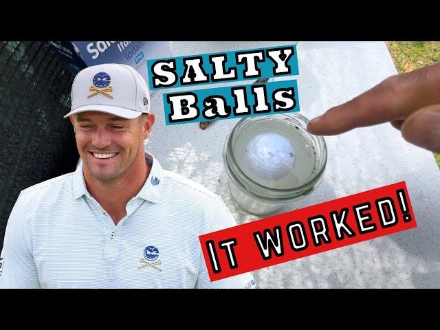 BRYSON DECHAMBEAU UNBALANCED GOLF BALLS