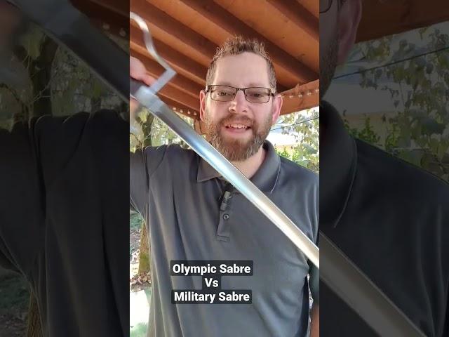 Olympic Sabre vs Military Sabre #saber #fitness #hema #vancouverwa #sword