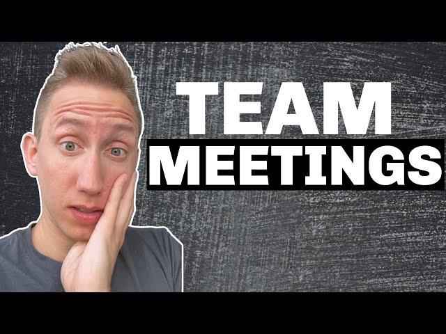 Three Tips for Running a Real Estate Team Meeting