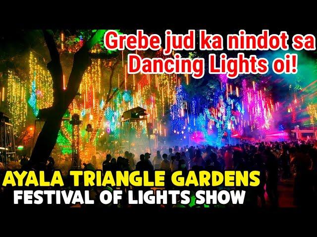 Grabe jud kanindot ang Festival Dancing Lights sa Ayala Triangle Gardens Makati City, makarelax jud