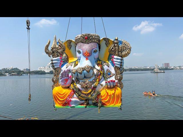 Ganesh Nimajjanam At Tank Bund | Ganesh Chathurthi 2024 Hyderabad | Hyderabad Visarjan 2024