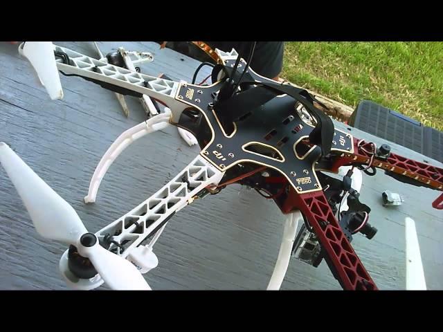 Richard's DJI 550 Hex-Copter crashes