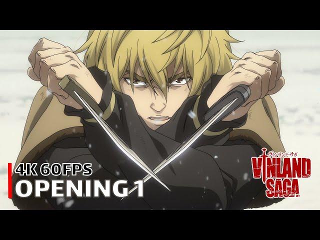 Vinland Saga - Opening 1 【MUKANJYO】 4K 60FPS Creditless | CC