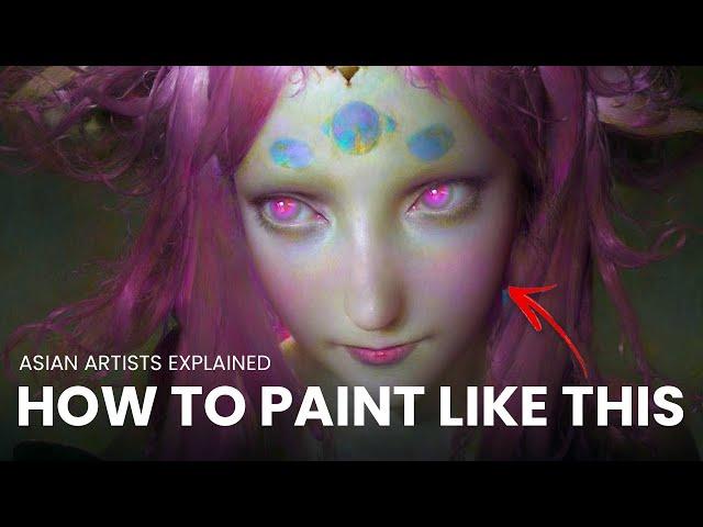 How to Paint like Asian Artists + free brushes