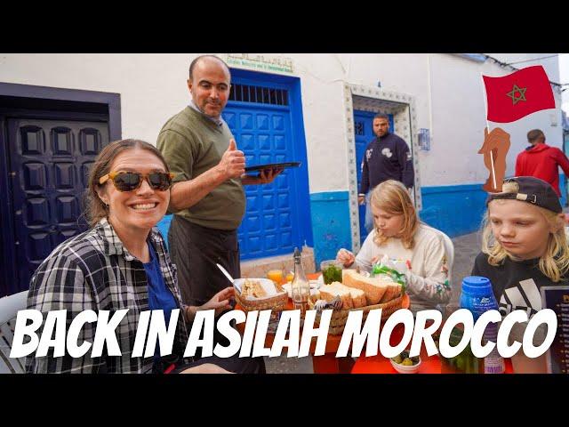 OUR FIRST DAY IN MOROCCO ASILAH 