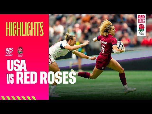 INCREDIBLE ELLIE KILDUNNE TRY | WXV Highlights | USA v Red Roses