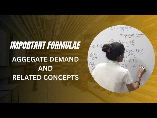 Important formulae | Aggregate demand and related concepts | Macroeconomics | Class-12 | #macro