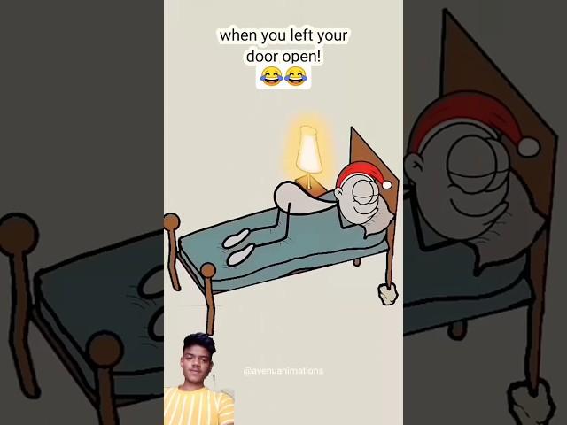 when you left your door open #funny #comedy #shorts