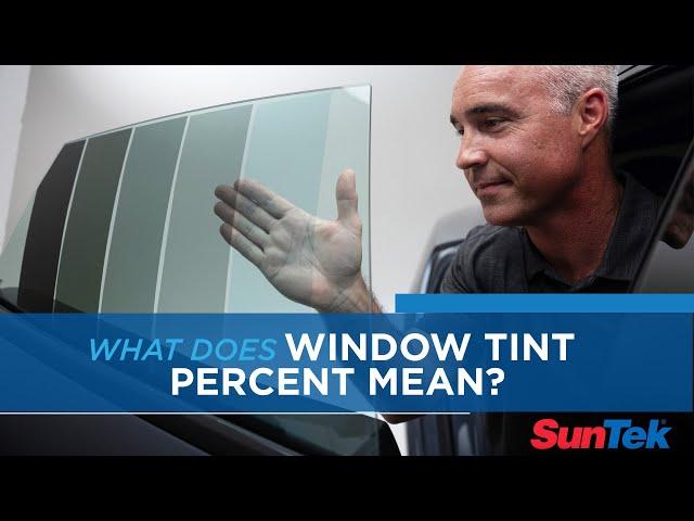 SunTek Ask The Pros ─  What Does Window Tint Percent Mean?