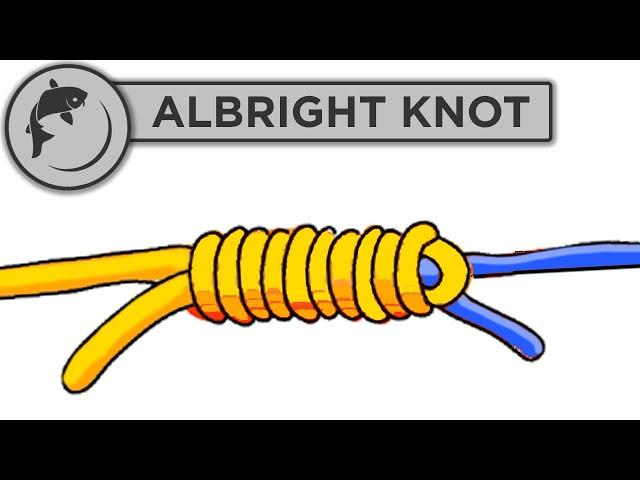 How To Tie An Albright Knot - Connect two lines together