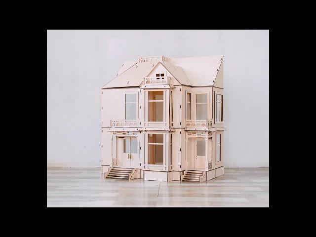 Assembly of the Charmed dollhouse