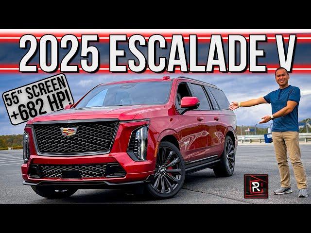 The 2025 Cadillac Escalade V ESV Is An Extra Large & Luxurious SUV With Insane Tech