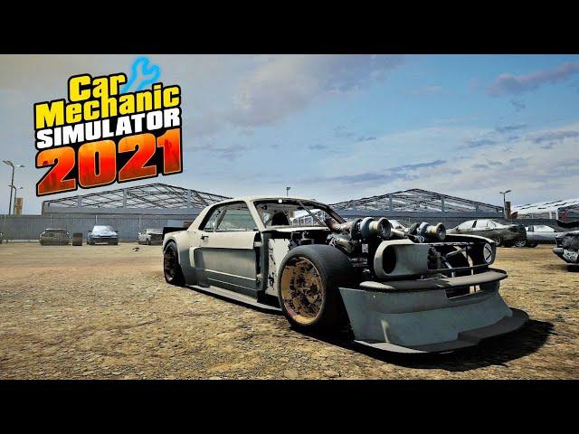 Finding Ken Block's HOONICORN V2 in a Junkyard!!! HOONIGAN Rebuild | Car Mechanic Simulator 2021