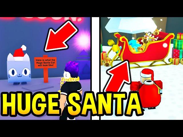 *SECRET* HUGE SANTA CAT in PET SIMULATOR X Roblox