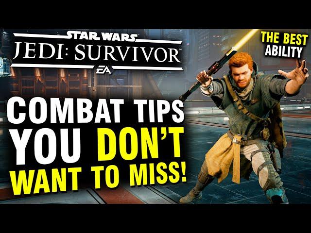 Star Wars Jedi Survivor - Combat Tips To Make Life Way Easier (Tips and Tricks)