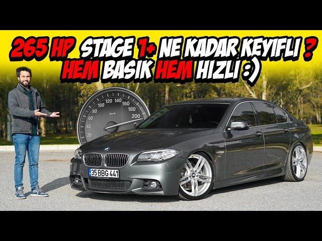 265 HP BMW F10 520i Stage 1+ / Yazılım Bu Kadar Hızlandırır Mı ? / 100-200 Km / N20 Kronik Sorunlar