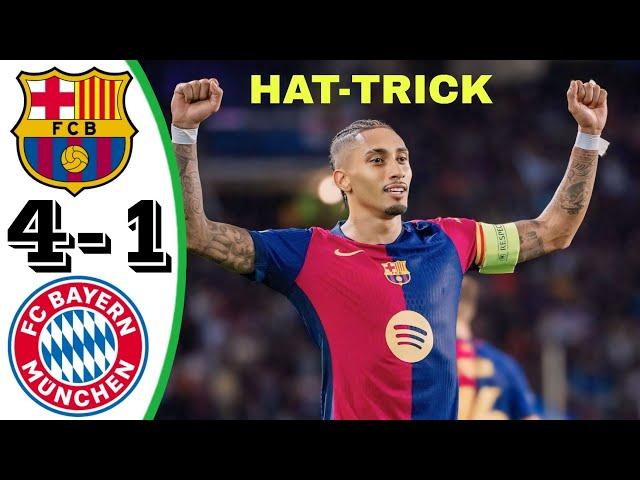 Barcelona vs Bayern Munich 4-1 - All Goals & Highlights - 2024