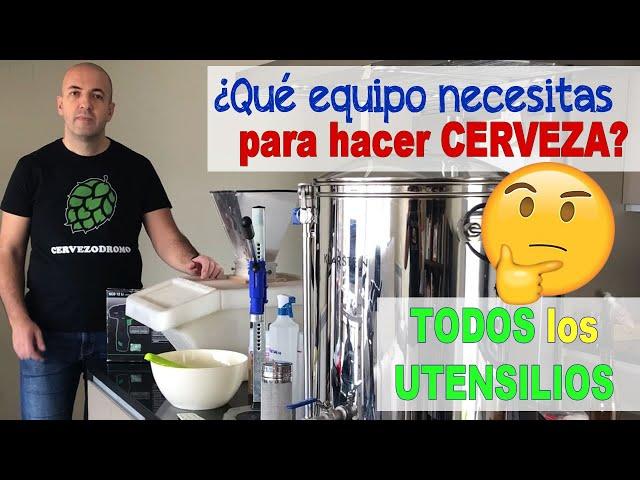 EQUIPO para HACER CERVEZA artesanal en casa  2022 