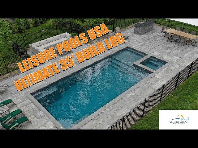 Leisure Pools Ultimate 35' - Start to Finish! | Albert Group Pools & Patios