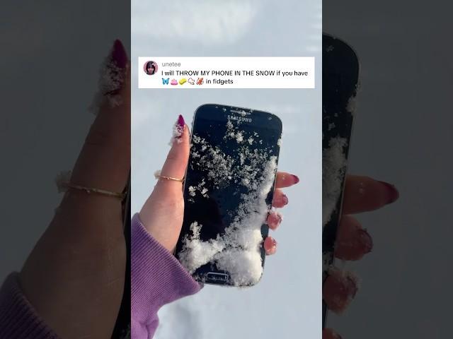 I’LL THROW MY PHONE IN THE SNOW if YOU HAVE these EMOJIS in your Fidgets Collection 