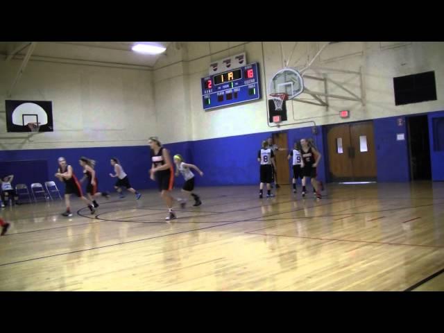 Waukon 8th grade girls vs Cresco 7th at Cresco part 1