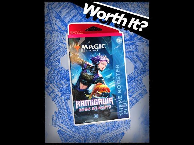 Kamigawa Neon Dynasty Theme Booster Opening, Blue - Magic the Gathering - Worth it?